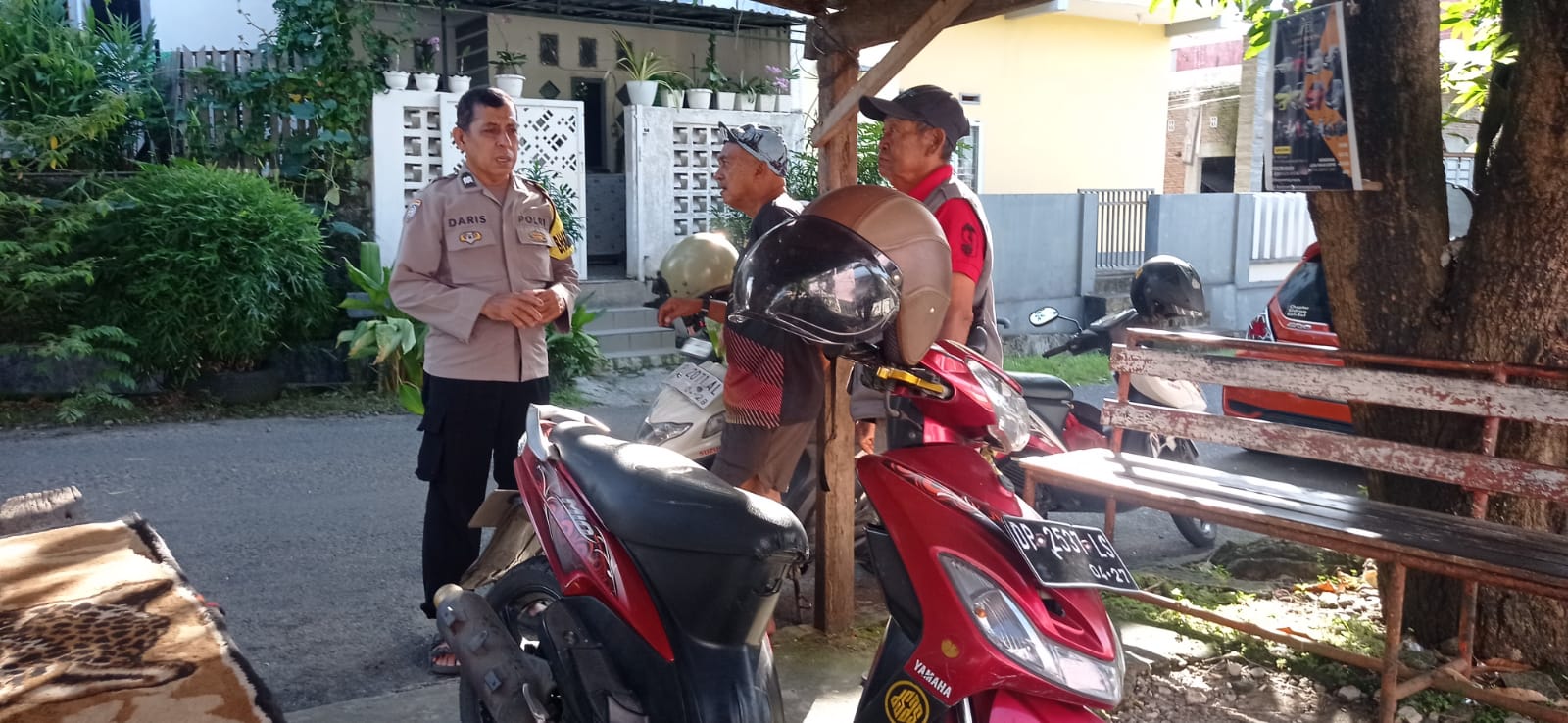 Sambang Humanis, Bhabinkamtibmas Kelurahan Lemoe Aiptu Daris Sapa Warga Binaan